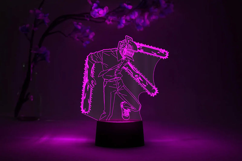 Chainsaw Man LED Otaku Lamp (Chainsaw Man)