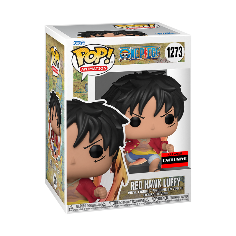 Funko Pop! Anime: One Piece - 1273 Red Hawk Luffy (Glow Chase